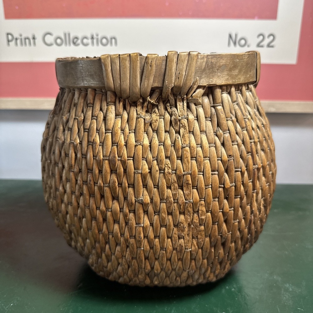 Vintage Chinese Rice Basket